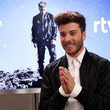 Blas Cantó, feliz en la presentación de su canción 'Universo' para Eurovisión 2020
