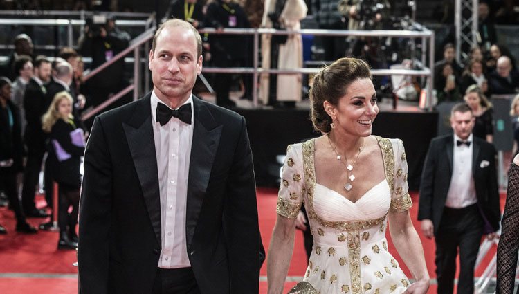 Los Duques de Cambrige en la gala de los Premios BAFTA 2020
