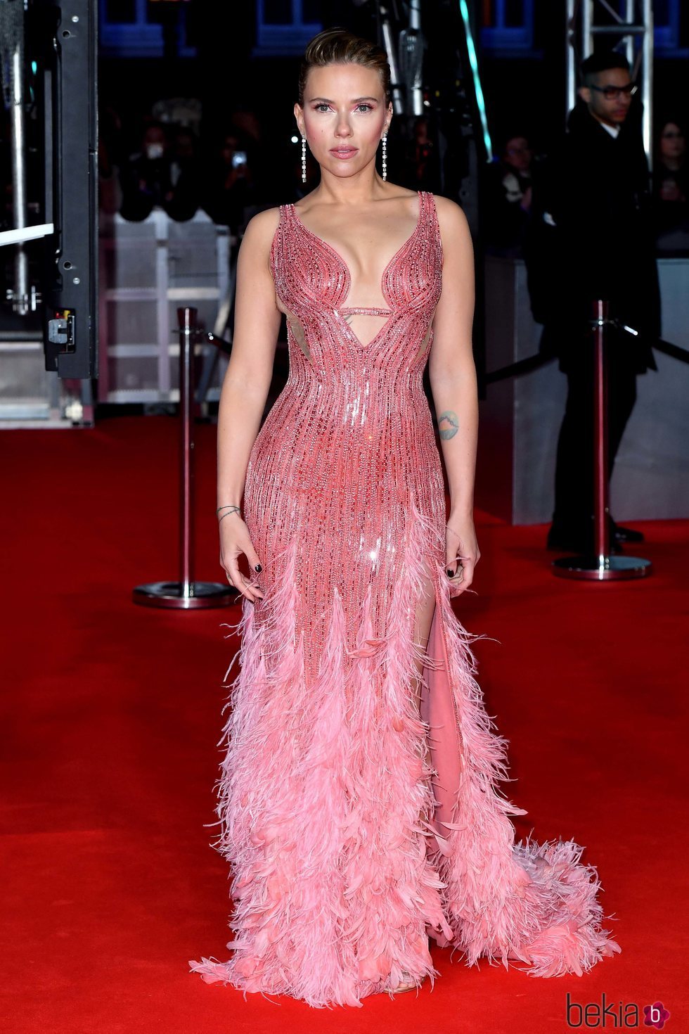Scarlett Johansson en la alfombra roja de los Premios BAFTA 2020