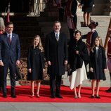 Los Reyes Felipe y Letizia, la Princesa Leonor, la Infanta Sofía, Pedro Sánchez, Meritxell Batet y Pilar Llop en la Apertura de la XIV Legislatura