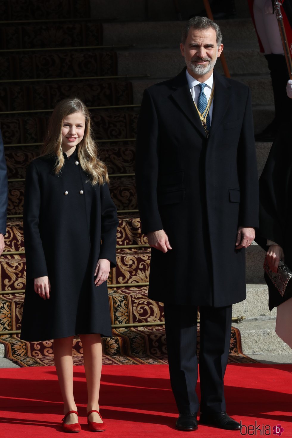 El Rey Felipe VI y la Princesa Leonor en la Apertura de la XIV Legislatura
