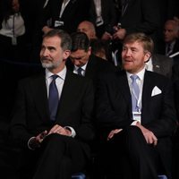 El Rey Felipe, Guillermo Alejandro de Holanda y Felipe de Bélgica en el World Holocaust Forum