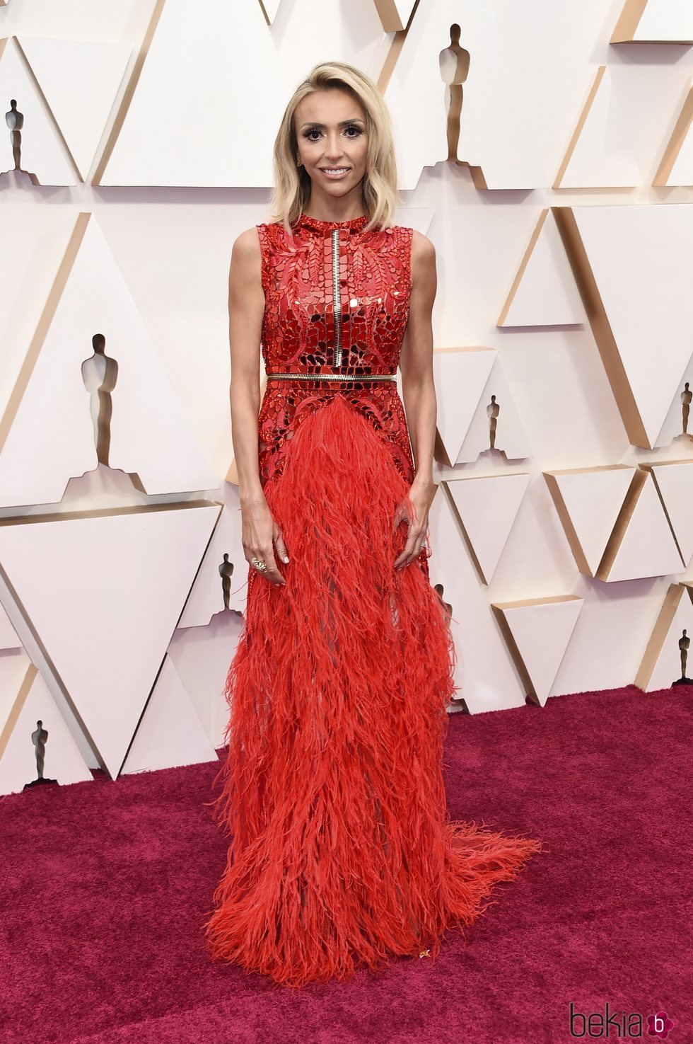 Giuliana Rancic en la alfombra de los Oscar 2020