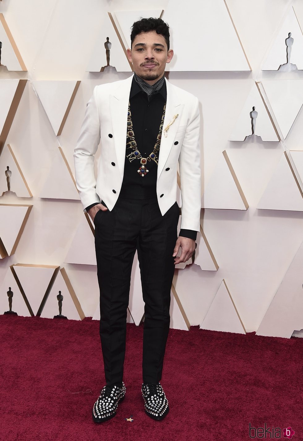Anthony Ramos en la alfombra de los Oscar 2020