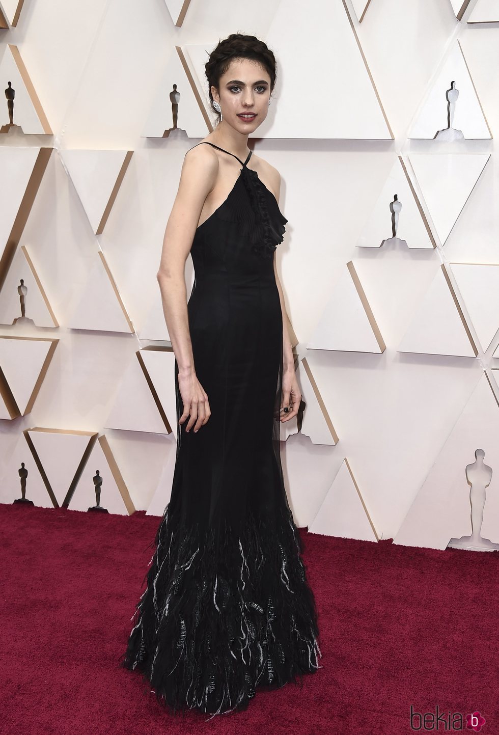 Margaret Qualley en la alfombra de los Oscar 2020