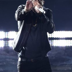 Eminem durante su actuación en los Premios Oscar 2020