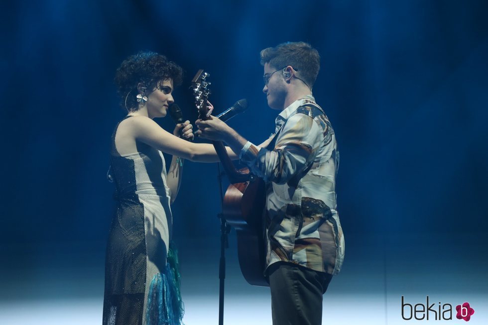Anne y Gèrard durante su actuación en la Gala 4 de 'OT 2020'