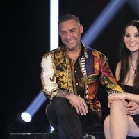 Dinio y su mujer Milena se reencuentran en la Gala 5 de 'El tiempo del descuento'