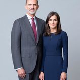 Retrato oficial de los Reyes Felipe y Letizia