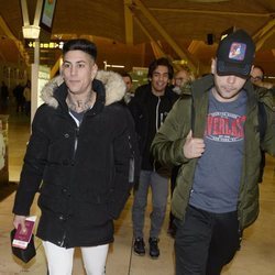 Jaime Ferre, Alejandro Reyes y Cristian Suescun antes de viajar a Honduras para 'Supervivientes 2020'