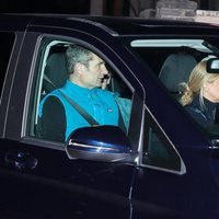 Iñaki Urdangarin y la Infanta Cristina llegando a Vitoria durante el segundo permiso carcelario