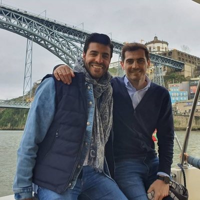 Miguel Torres e Iker Casillas, juntos en Oporto