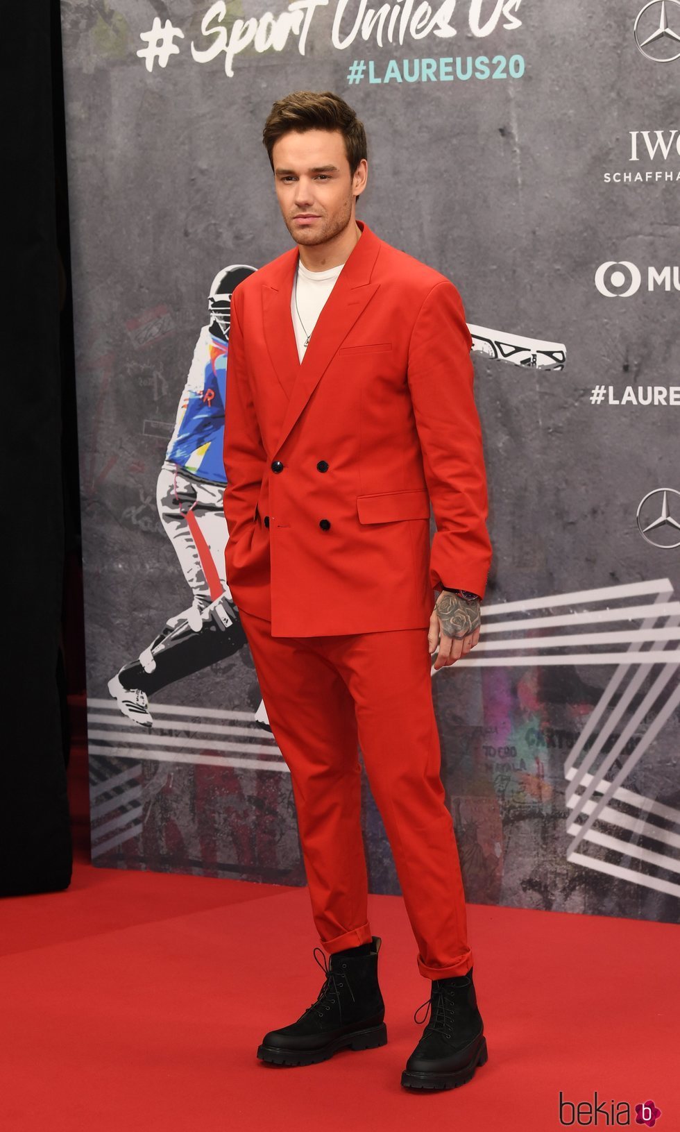 Liam Payne en los Premios Laureus 2020