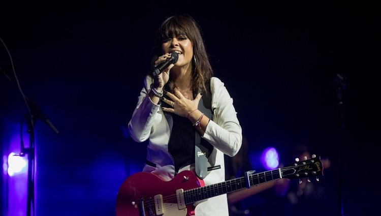 Vanesa Martín en su concierto en Madrid de la gira 'Todas las mujeres que habitan en mi tour'