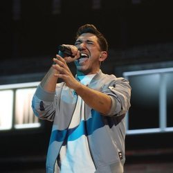 Bruno durante su actuación en la Gala 6 de 'OT 2020'
