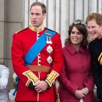 El Príncipe Guillermo, el Príncipe Harry, la Princesa Beatriz de York y la Princesa Eugenia de York