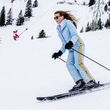 Eloísa de Orange-Nassau esquiando en Lech