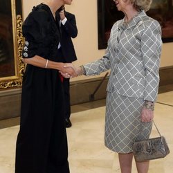 La Reina Sofía y Eugenia Silva en los Premios Iberoamericanos de Mecenazgo de la Fundación Callia