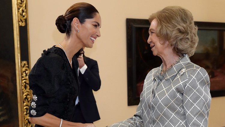 La Reina Sofía y Eugenia Silva en los Premios Iberoamericanos de Mecenazgo de la Fundación Callia