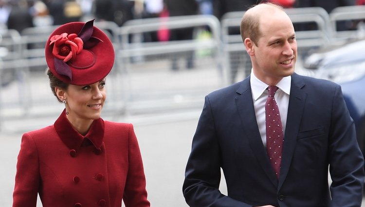 El Príncipe Guillermo y Kate Middleton en el Día de la Commonwealth 2020