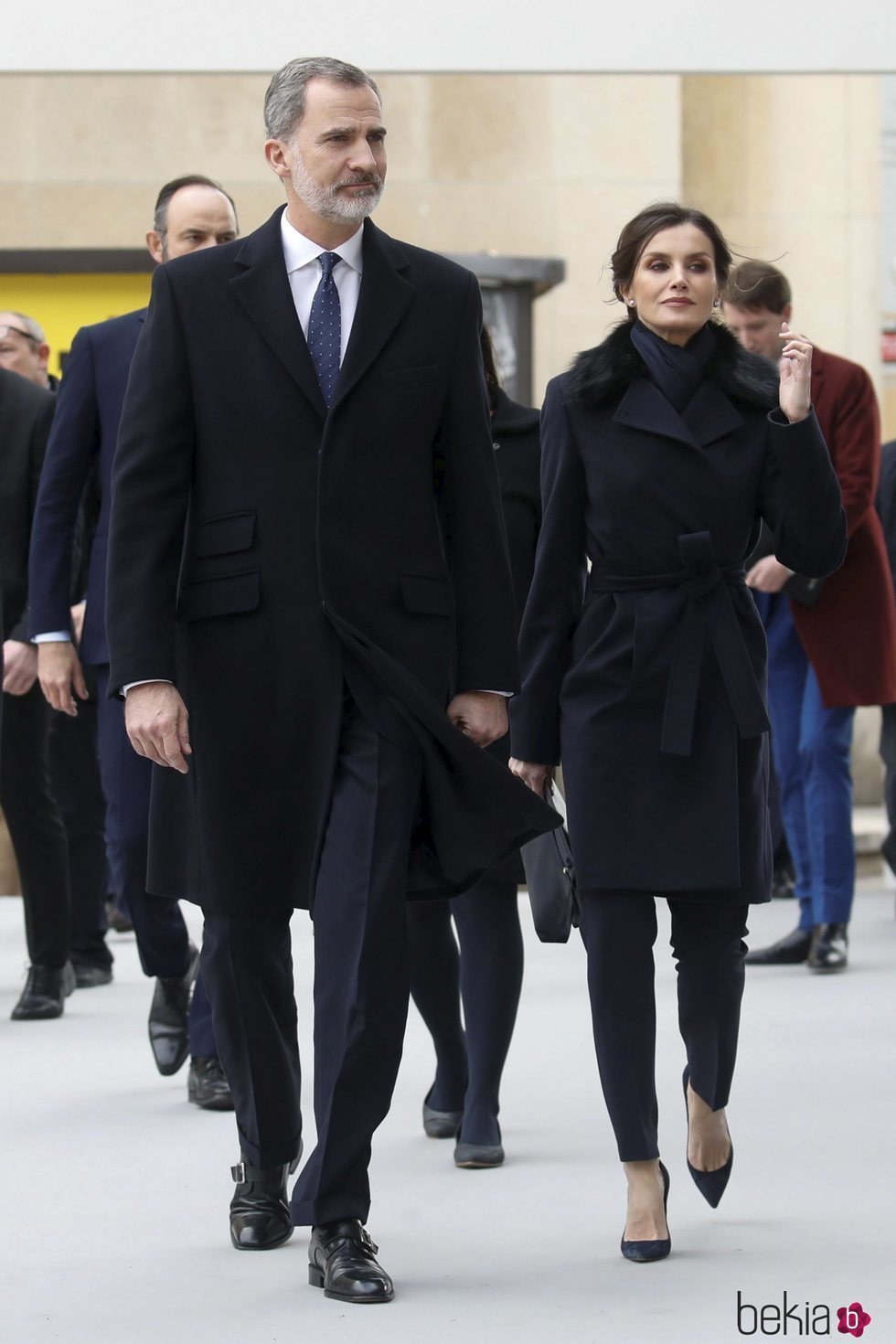 Los Reyes Felipe y Letizia en el homenaje en París por la Jornada Europea de Víctimas del Terrorismo