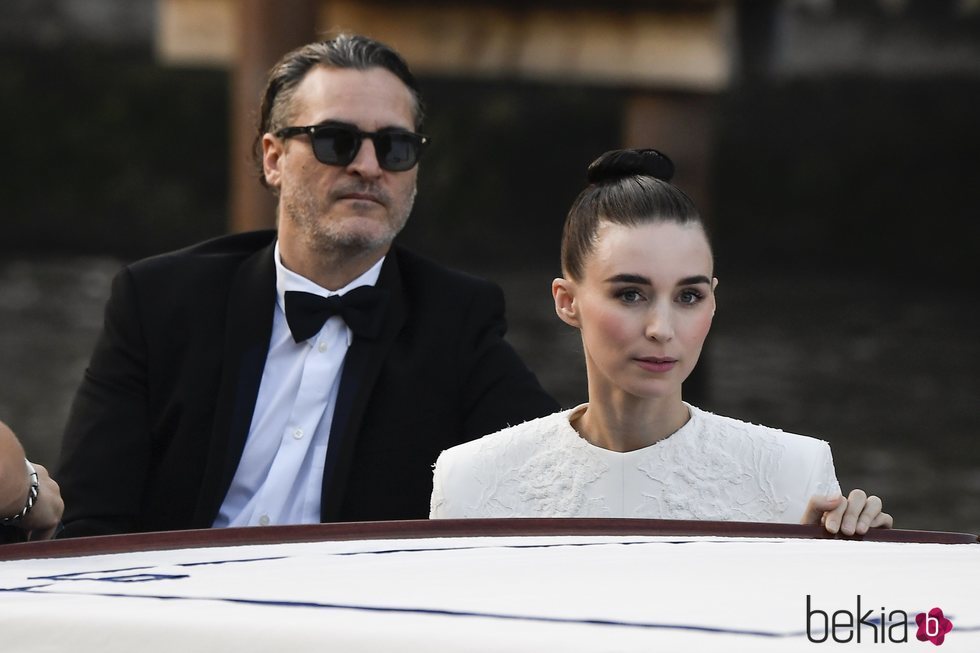 Joaquin Phoenix y Rooney Mara en el Festival de Venecia 2019
