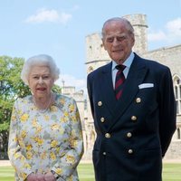 La Reina Isabel y el Duque de Edimburgo en Windsor Castle durante el confinamiento