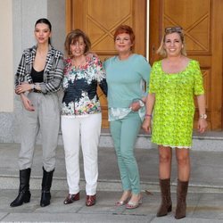 Alejandra Rubio, María Teresa Campos, Terelu Campos y Carmen Borrego posan juntas por el 79 cumpleaños de la presentadora
