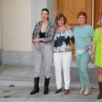Alejandra Rubio, María Teresa Campos, Terelu Campos y Carmen Borrego posan juntas por el 79 cumpleaños de la presentadora