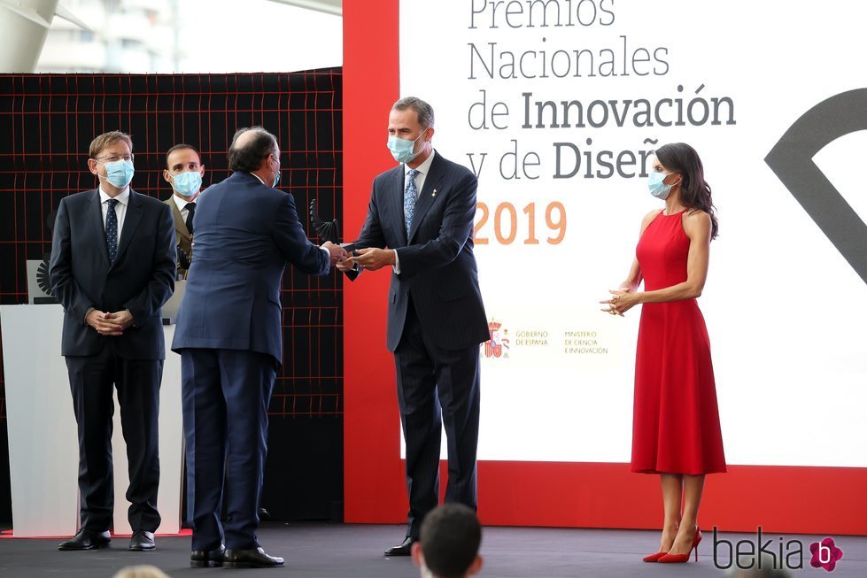 Los Reyes Felipe y Letizia en Valencia en los Premios Nacionales de Innovación y Diseño 2019