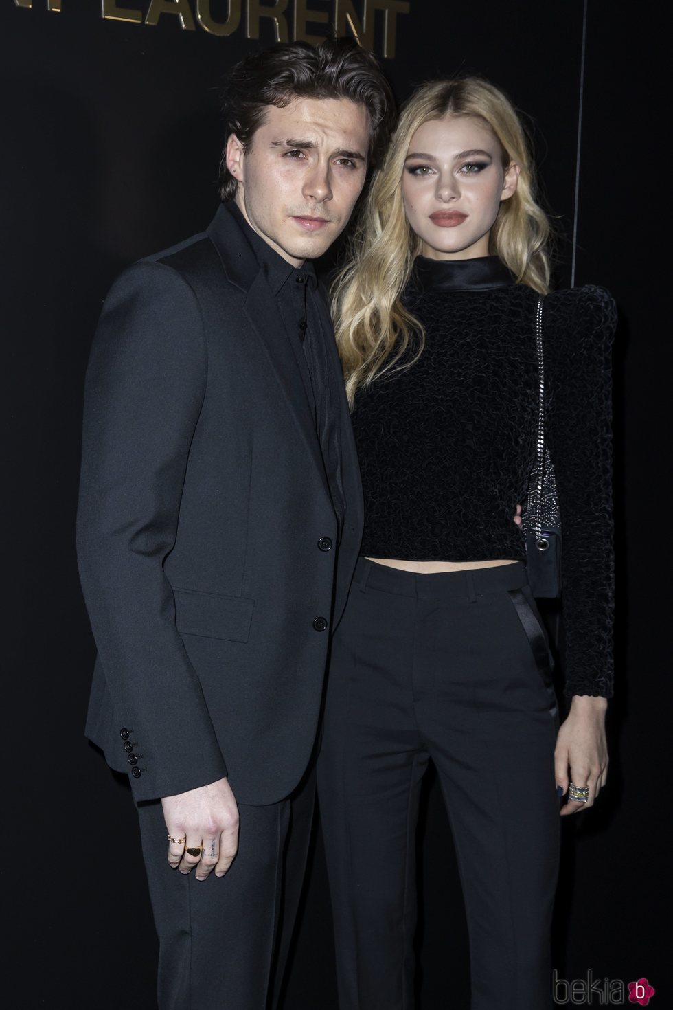 Brooklyn Beckham y Nicola Peltz en la Semana de la Moda de París 2020