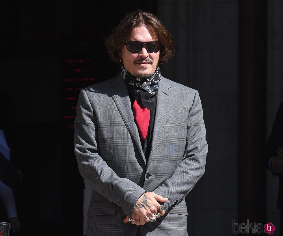 Johnny Depp en una nueva jornada de juicio contra Amber Heard