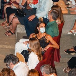 Los Reyes Felipe y Letizia, la Princesa Leonor y la Infanta Sofía en el Teatro Romano de Mérida