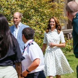 Los Duques de Cambridge con representantes de organizaciones benéficas de la salud mental