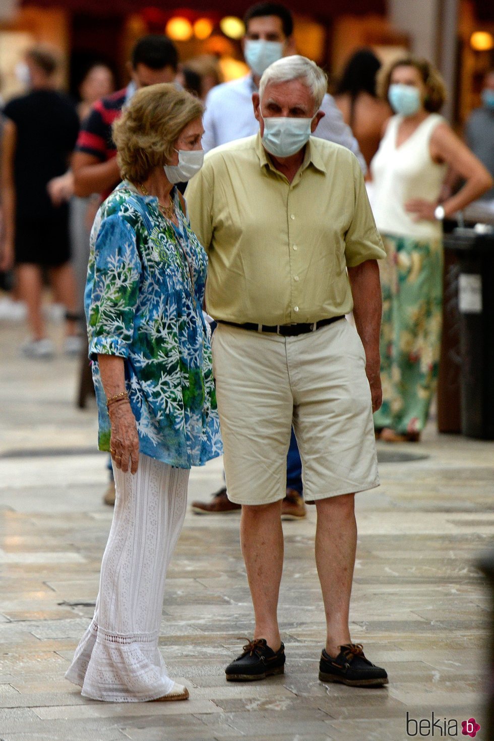 La Reina Sofía y Jean Henri Fruchaud en Palma