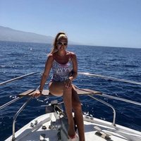 Belén Esteban en un barco durante sus vacaciones en Tenerife