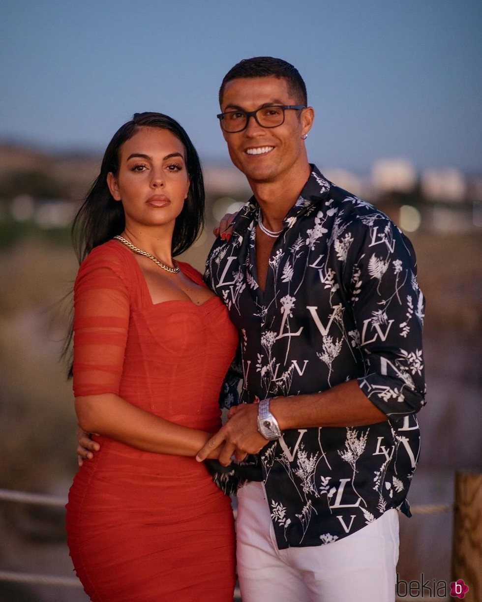 Cristiano Ronaldo y Georgina Rodríguez durante sus vacaciones de verano 2020