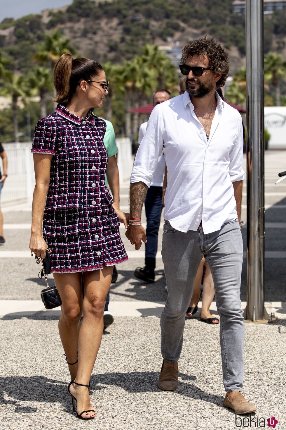 Juana Acosta y su novio Charles Alazet en el Festival de Cine de Málaga 2020