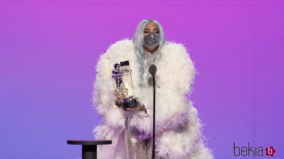 Lady Gaga en la entrega de los MTV VMA's 2020