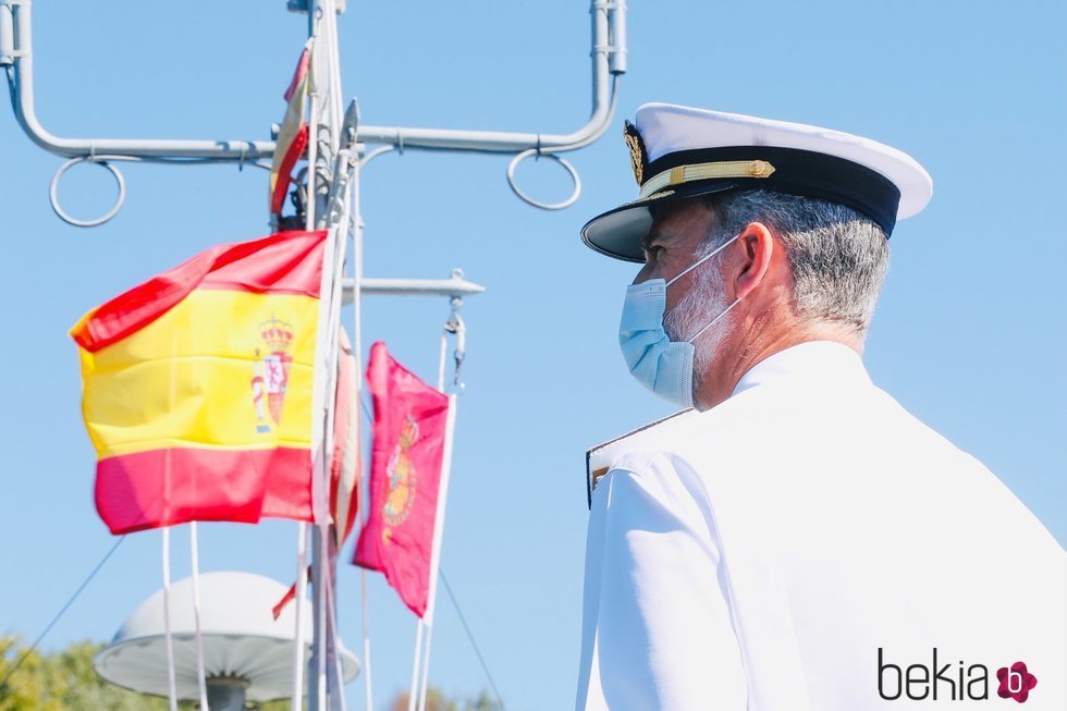 El Rey Felipe visita la Comandancia Naval del Miño