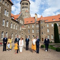 La Familia Ducal de Luxemburgo en el bautizo de Carlos de Luxemburgo