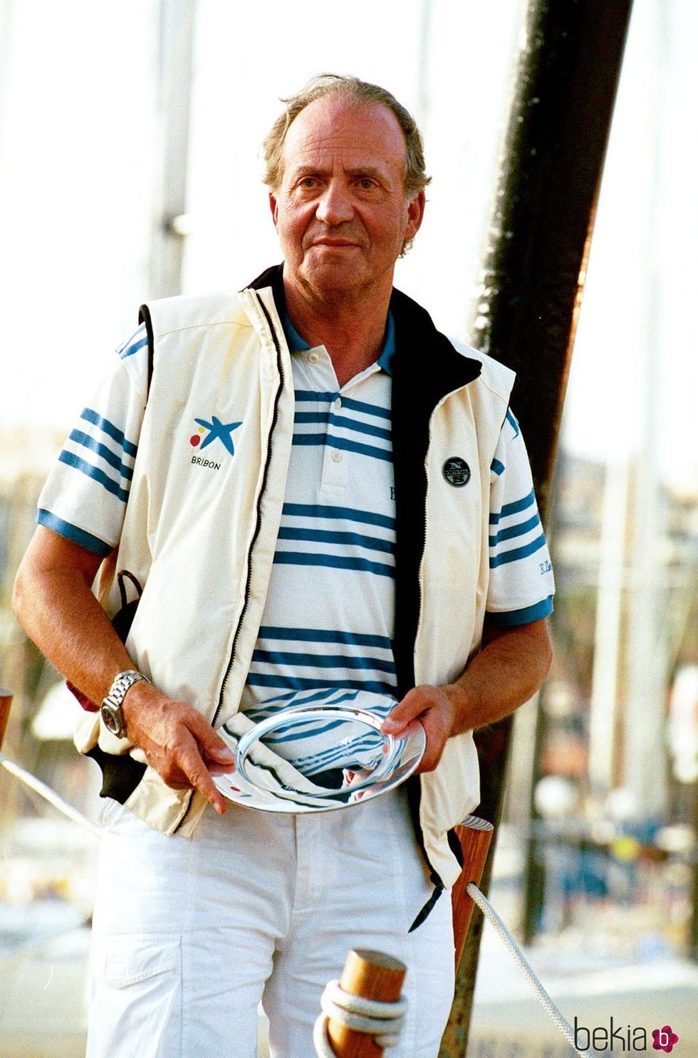El Rey Juan Carlos en la Copa del Rey de Vela 1999