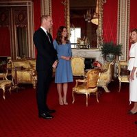 El Príncipe Guillermo y Kate Middleton reciben al Presidente de Ucrania y la Primera Dama en Buckingham Palace