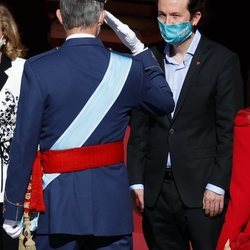 El Rey Felipe y Pablo Iglesias en el Día de la Hispanidad 2020