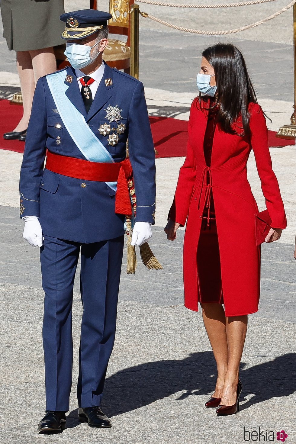 Los Reyes Felipe y Letizia en el Día de la Hispanidad 2020