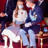El Rey Felipe y la Princesa Leonor en el Día de la Hispanidad 2020