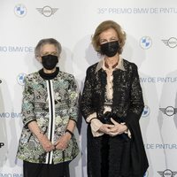 La Reina Sofía y la Princesa Irene de Grecia en los Premios de Pintura BMW 2020