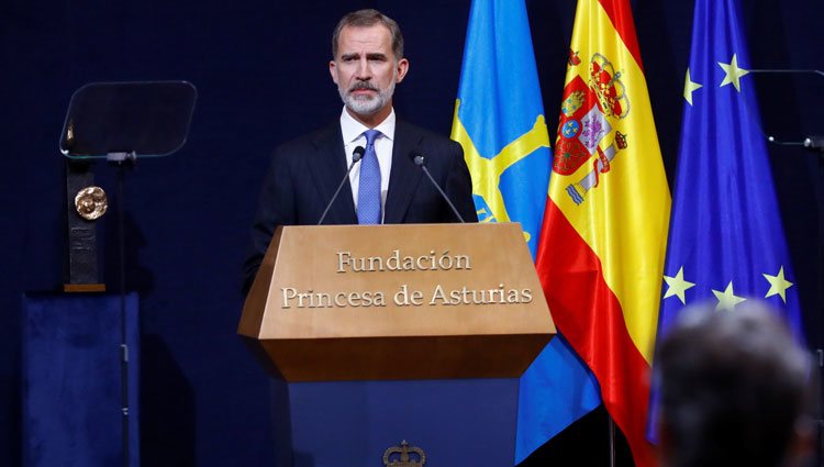 El Rey Felipe en su discurso en los Premios Princesa de Asturias 2020