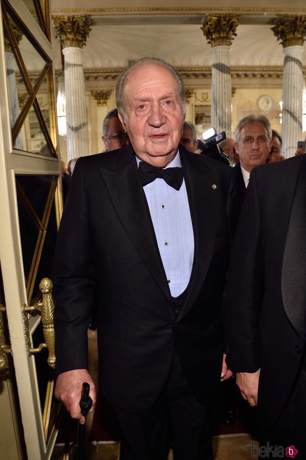 El Rey Juan Carlos en la ópera en Milán