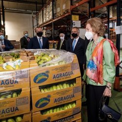 La Reina Sofía en el Banco de Alimentos de Las Palmas de Gran Canaria